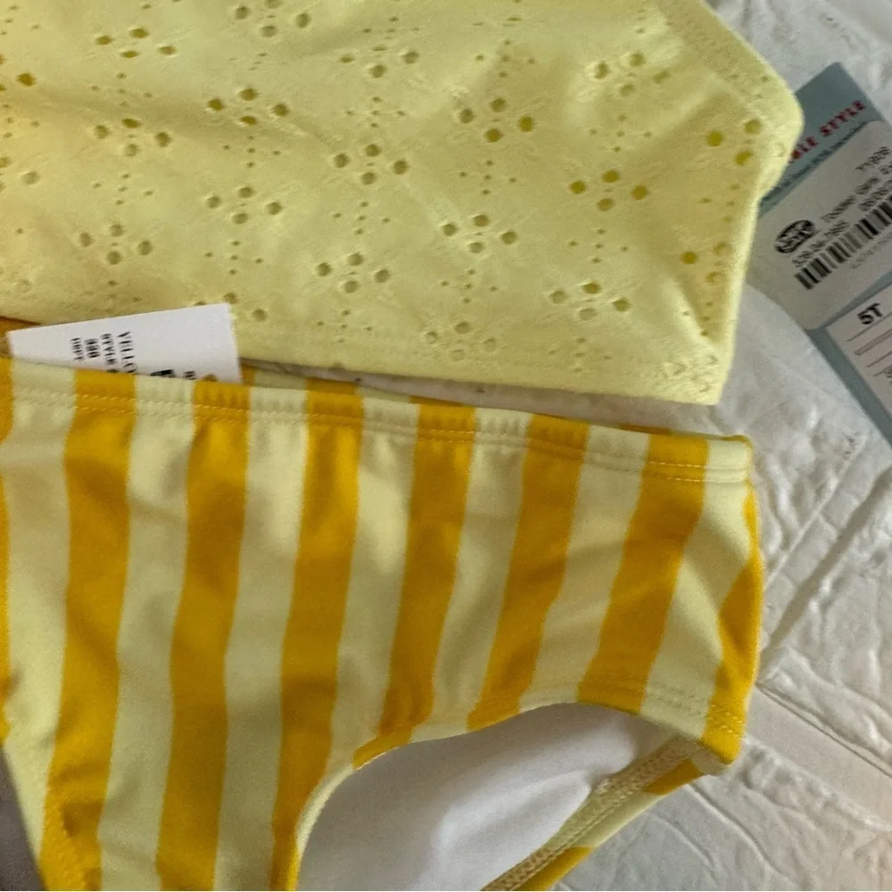 Cat & Jack Yellow Kids Swim Set